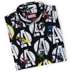 Avengers|Marvel|Marvel 's Avengers “A Is for Avengers” – KUNUFLEX Short Sleeve Shirt