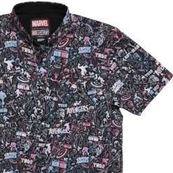 Avengers|Marvel|Marvel 's Avengers “Fight to the Finish” – KUNUFLEX Short Sleeve Shirt