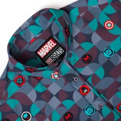 Avengers|Marvel|Marvel 's Avengers “Super Symbols” – KUNUFLEX Short Sleeve Shirt