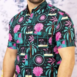 Short Sleeve Shirts|Short Sleeves|RSVLTS Miami Vibes – KUNUFLEX Short Sleeve Shirt