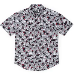 Spider-man|Paging Mr. Morrow|Marvel Miles Morales "City Slinger" – KUNUFLEX Short Sleeve Shirt