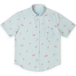 Short Sleeve Shirts|Seersucker|RSVLTS Mingos – Stretch Seersucker Short Sleeve Shirt