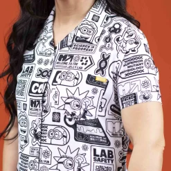 Minions|Minions|Minions "Zero Days Without Accident" – Women's KUNUFLEX Short Sleeve Shirt
