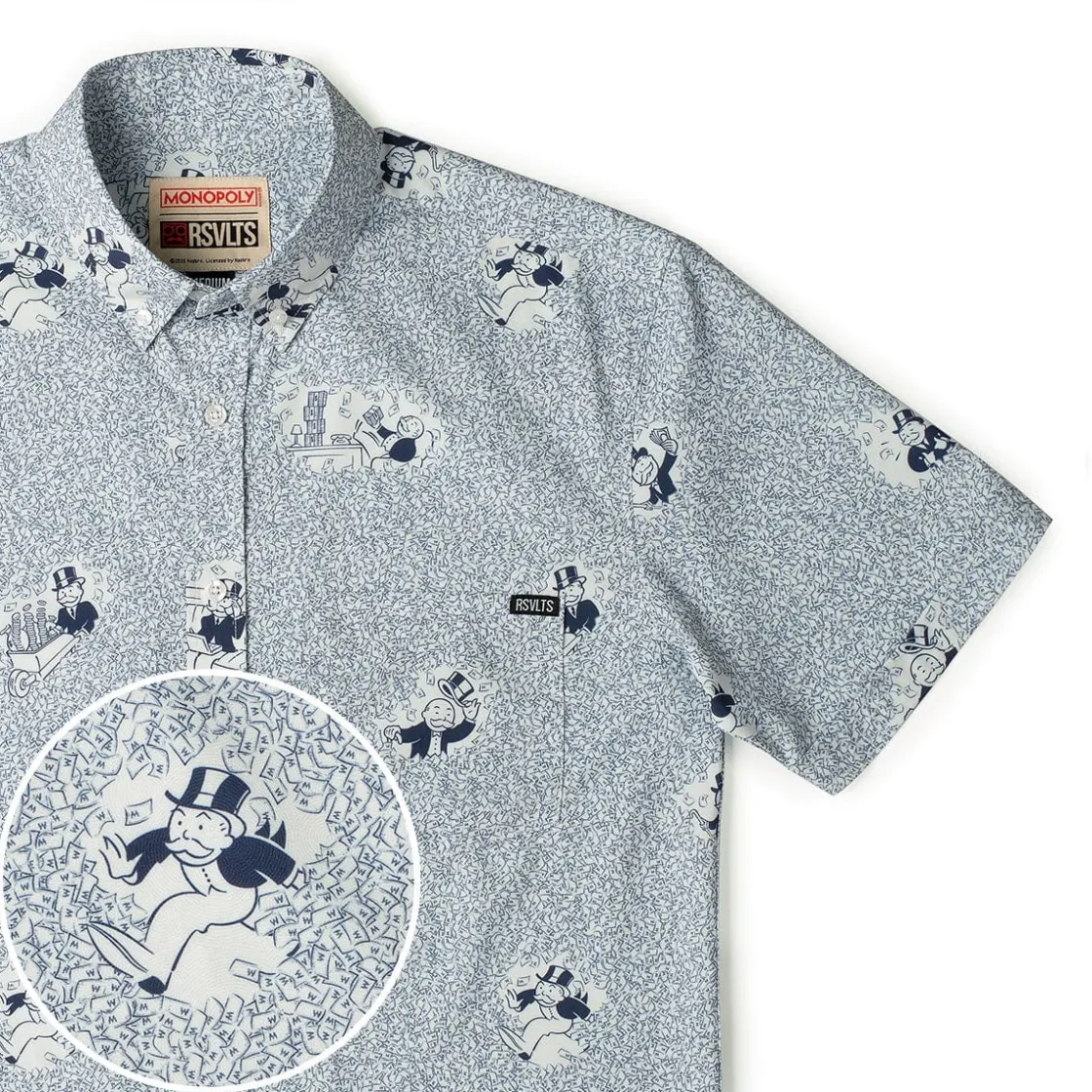 Hasbro|Game Night|Game Night Monopoly "Funds & Games" – KUNUFLEX Short Sleeve Shirt