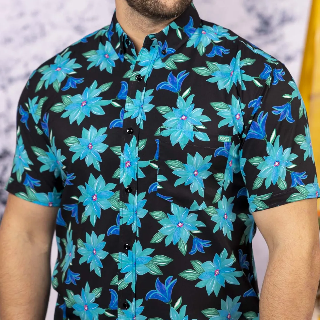 Short Sleeve Shirts|Short Sleeves|RSVLTS Moon Garden – KUNUFLEX Short Sleeve Shirt