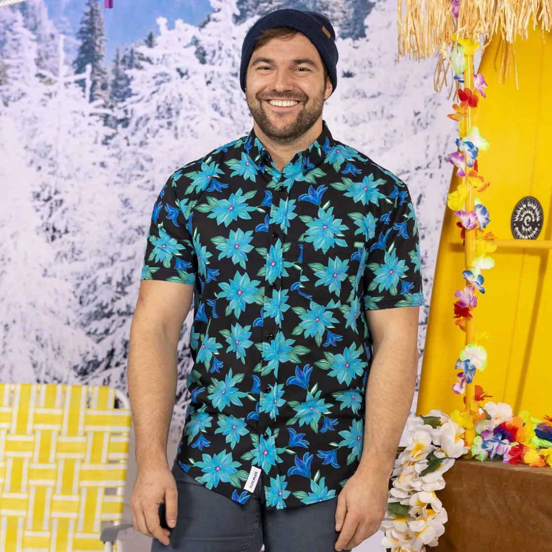 Short Sleeve Shirts|Short Sleeves|RSVLTS Moon Garden – KUNUFLEX Short Sleeve Shirt