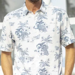 Short Sleeve Shirts|Bamboo|RSVLTS Moves Like Jaguar – Bamboo Short Sleeve Shirt