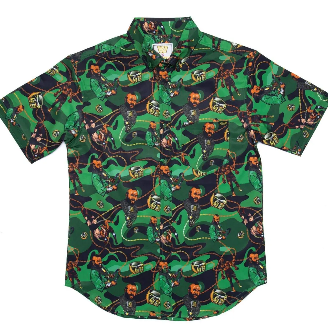 Wwe|Short Sleeves|WWE Mr. T "Pity The Fool" – KUNUFLEX Short Sleeve Shirt