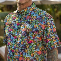 Mtv|Matching Sets|MTV “Cancun” – KUNUFLEX Short Sleeve Shirt