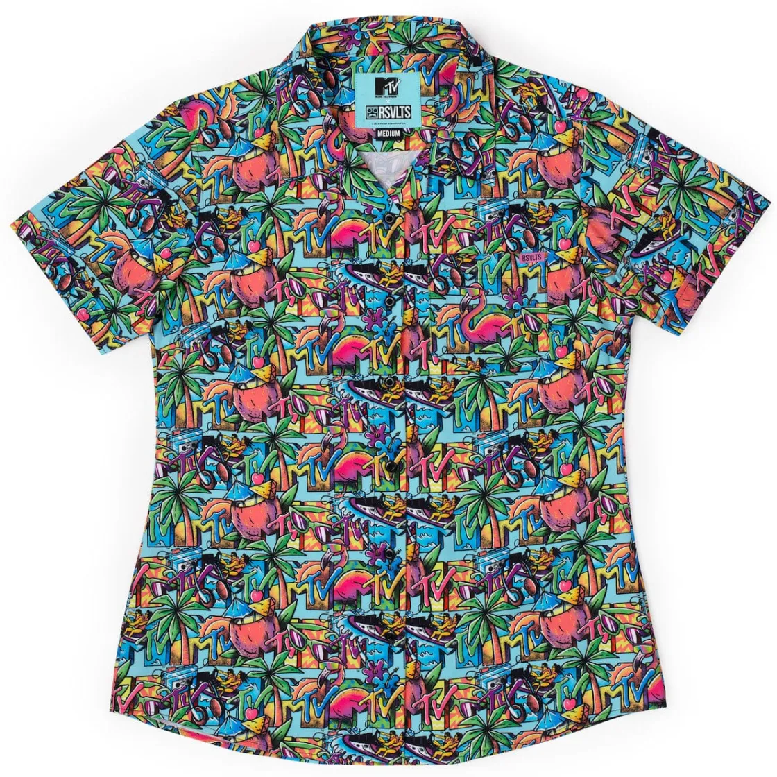 Mtv|MTV “Cancun” – Women's KUNUFLEX Short Sleeve Shirt
