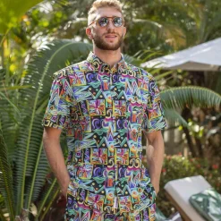 Mtv|Matching Sets|MTV “Panama City Beach” – KUNUFLEX Short Sleeve Shirt