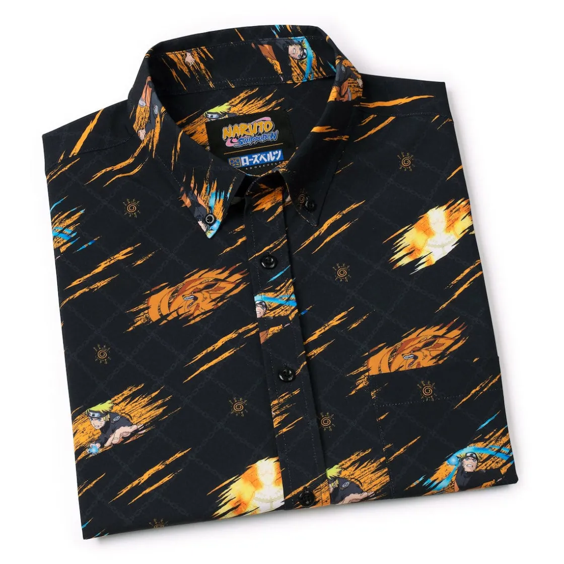 Naruto Shippuden|Short Sleeves|Naruto SHIPPUDEN "Nine-Tailed Fox" – KUNUFLEX Short Sleeve Shirt