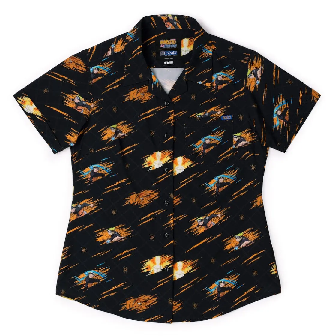 Naruto Shippuden|Anime|Naruto SHIPPUDEN "Nine-Tailed Fox" – Women's KUNUFLEX Short Sleeve Shirt