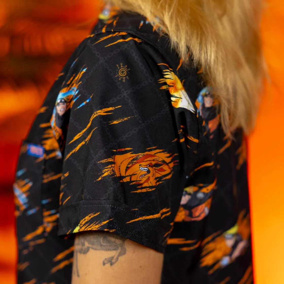 Naruto Shippuden|Anime|Naruto SHIPPUDEN "Nine-Tailed Fox" – Women's KUNUFLEX Short Sleeve Shirt