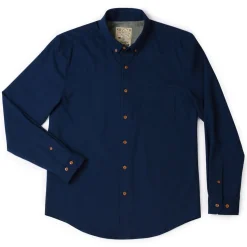 Flannels|Long Sleeves|RSVLTS Navy – BorlandFlex™ Long Sleeve Flannel