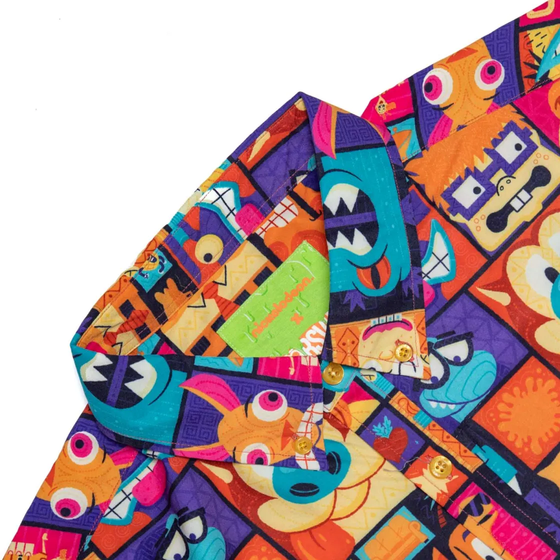Tiki|Paging Mr. Morrow|Nickelodeon "Tiki Toons" – KUNUFLEX Short Sleeve Shirt