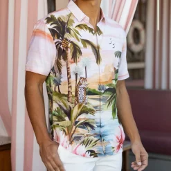 Short Sleeve Shirts|Bamboo|RSVLTS Oasis – Bamboo Short Sleeve Shirt