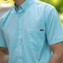 Short Sleeve Shirts|Short Sleeves|RSVLTS Ocean Block – KUNUFLEX Short Sleeve Shirt