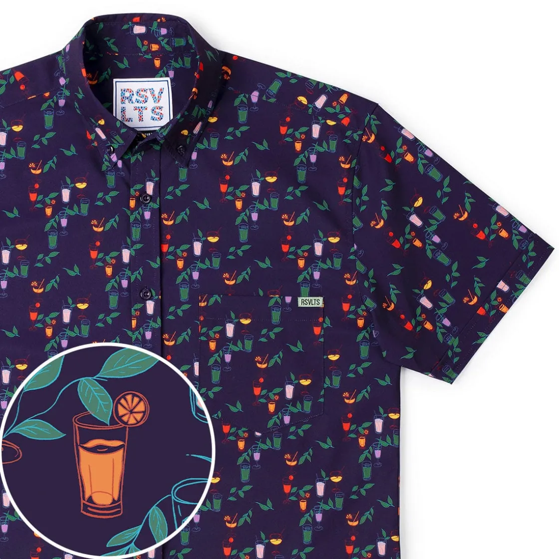 Short Sleeve Shirts|Short Sleeves|RSVLTS Off the Clock-tails – KUNUFLEX Short Sleeve Shirt