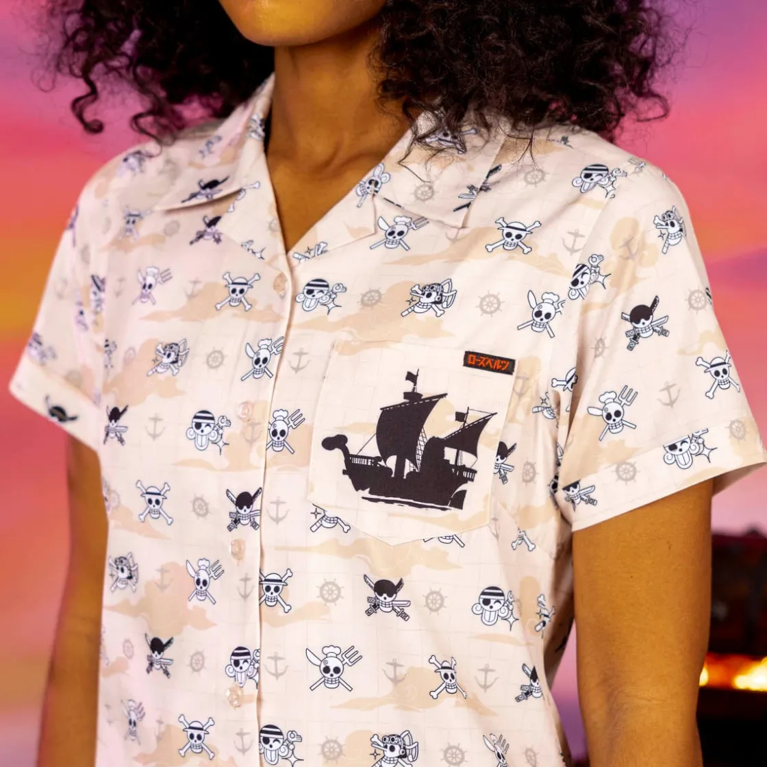 Anime|One Piece|One Piece "From the East Blue" – Women's KUNUFLEX Short Sleeve Shirt