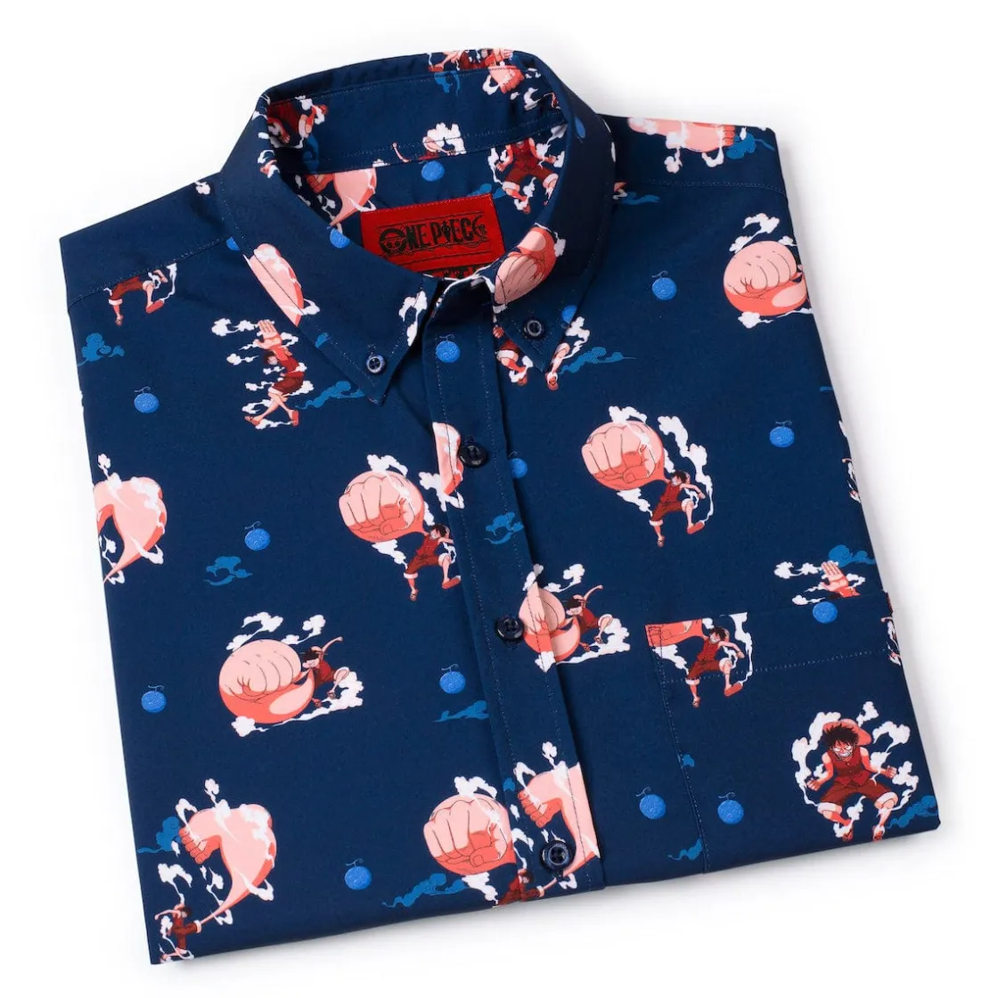 Short Sleeves|One Piece|One Piece "Gear Second" – KUNUFLEX Short Sleeve Shirt