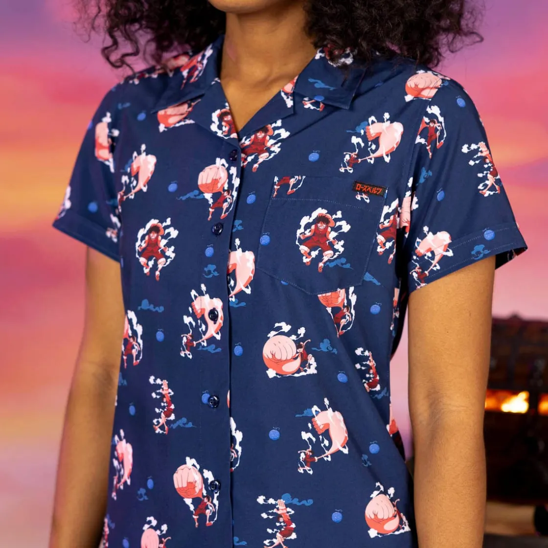 Anime|One Piece|One Piece "Gear Second" – Women's KUNUFLEX Short Sleeve Shirt