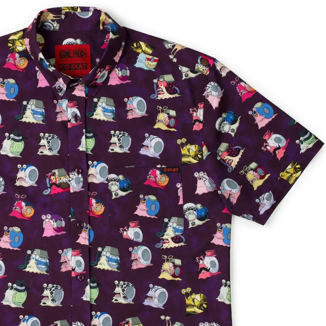 Short Sleeves|One Piece|One Piece "Puru-Puru-Puru" – KUNUFLEX Short Sleeve Shirt