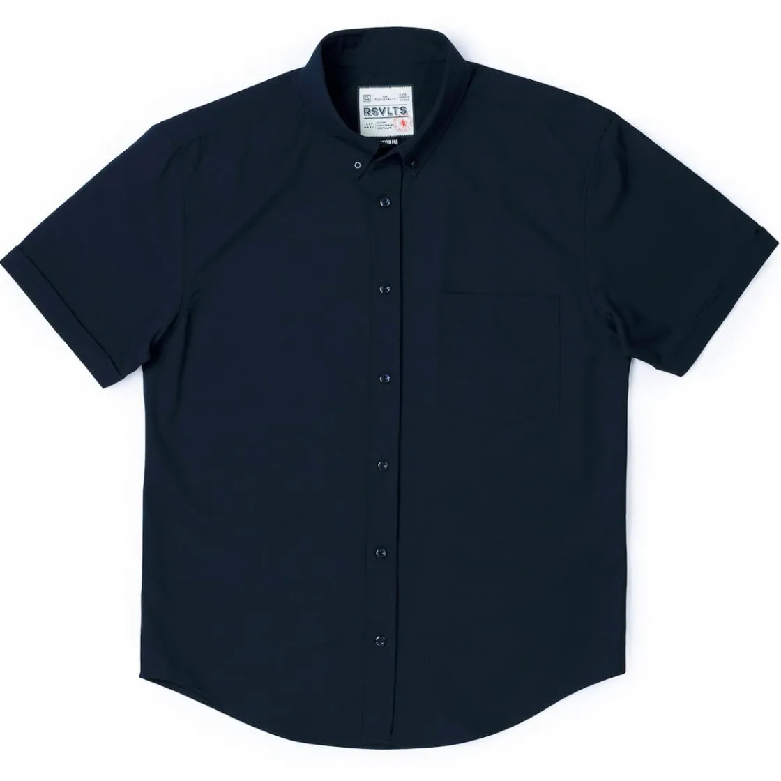 Short Sleeve Shirts|Short Sleeves|RSVLTS Overture Midnight Blue – KUNUFLEX Short Sleeve Shirt