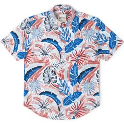 Short Sleeve Shirts|Americana|RSVLTS Palms Bursting in Air – KUNUFLEX Short Sleeve Shirt