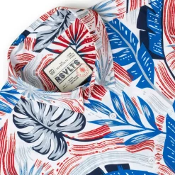 Short Sleeve Shirts|Americana|RSVLTS Palms Bursting in Air – KUNUFLEX Short Sleeve Shirt