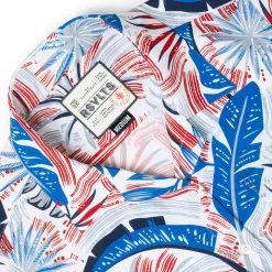 Short Sleeve Shirts|Americana|RSVLTS Palms Bursting in Air – Women's KUNUFLEX Short Sleeve Shirt