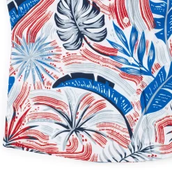 Short Sleeve Shirts|Americana|RSVLTS Palms Bursting in Air – Women's KUNUFLEX Short Sleeve Shirt