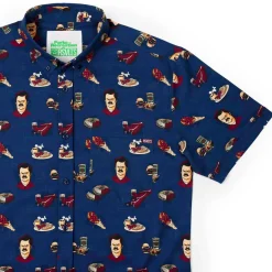 Park & Rec|Americana|Parks and Rec reation “Turf ‘n’ Turf” – KUNUFLEX Short Sleeve Shirt