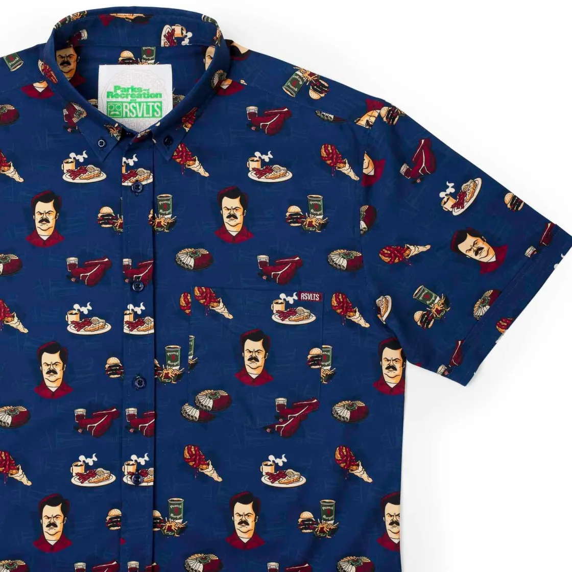 Park & Rec|Americana|Parks and Rec reation “Turf ‘n’ Turf” – KUNUFLEX Short Sleeve Shirt