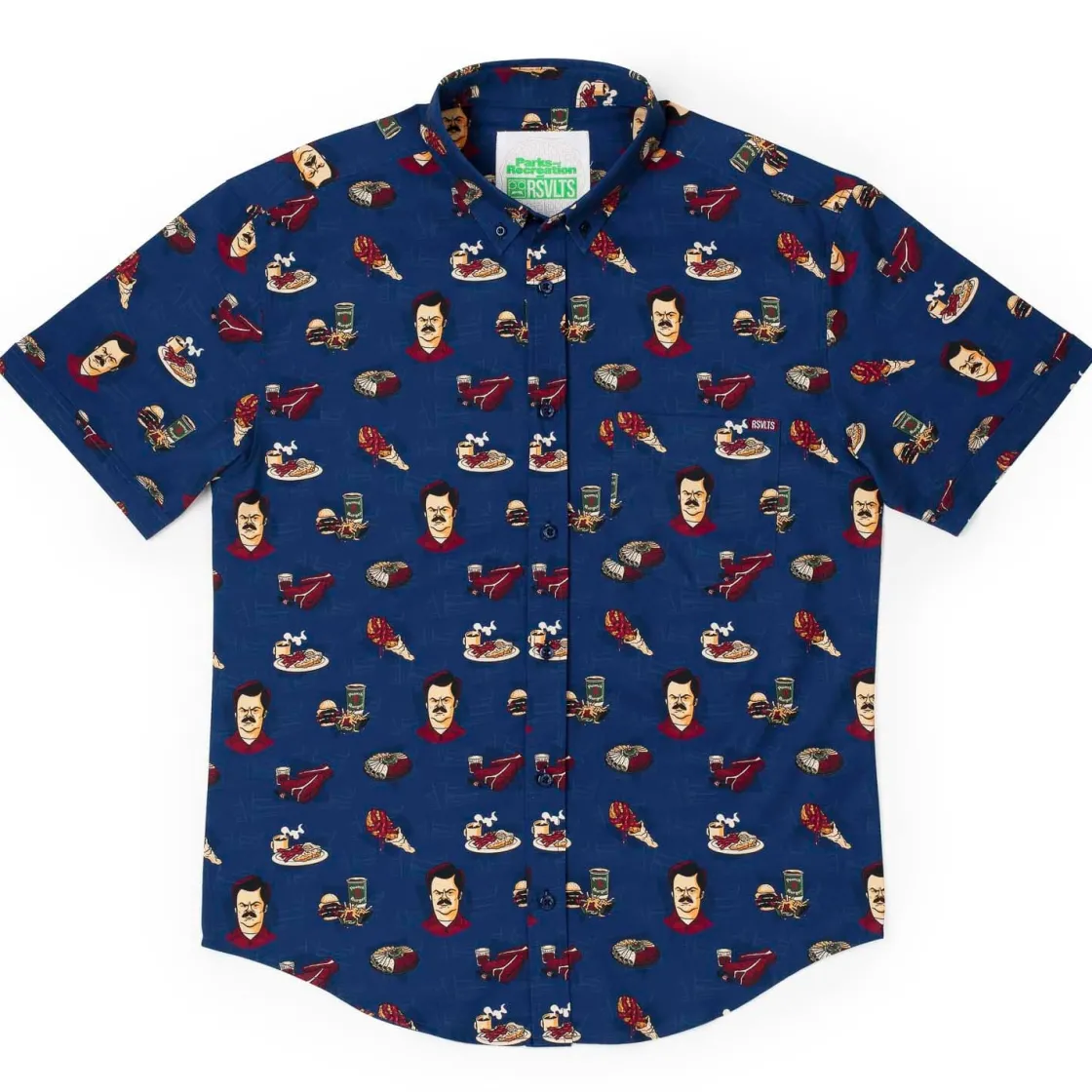 Park & Rec|Americana|Parks and Rec reation “Turf ‘n’ Turf” – KUNUFLEX Short Sleeve Shirt