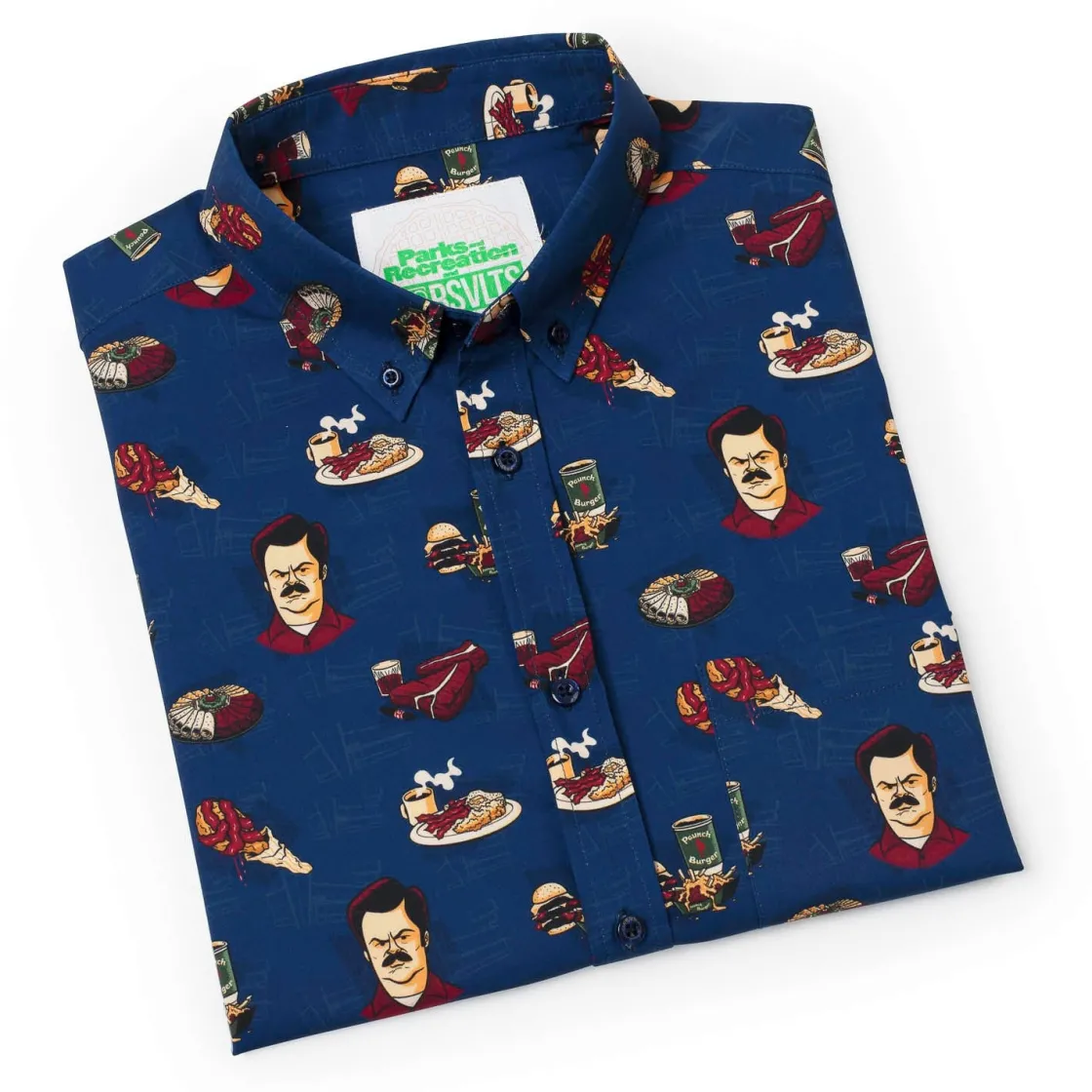 Park & Rec|Americana|Parks and Rec reation “Turf ‘n’ Turf” – KUNUFLEX Short Sleeve Shirt