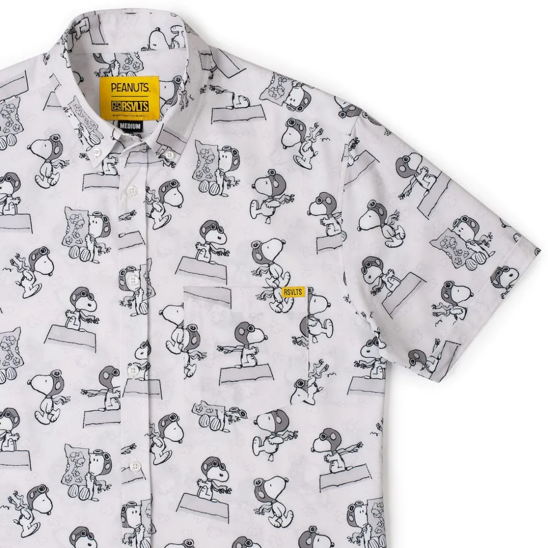Peanuts|Short Sleeves|Peanuts "The Flying Ace" – KUNUFLEX Short Sleeve Shirt
