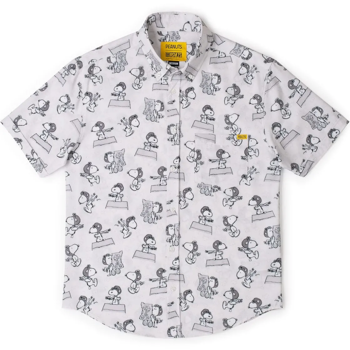 Peanuts|Short Sleeves|Peanuts "The Flying Ace" – KUNUFLEX Short Sleeve Shirt
