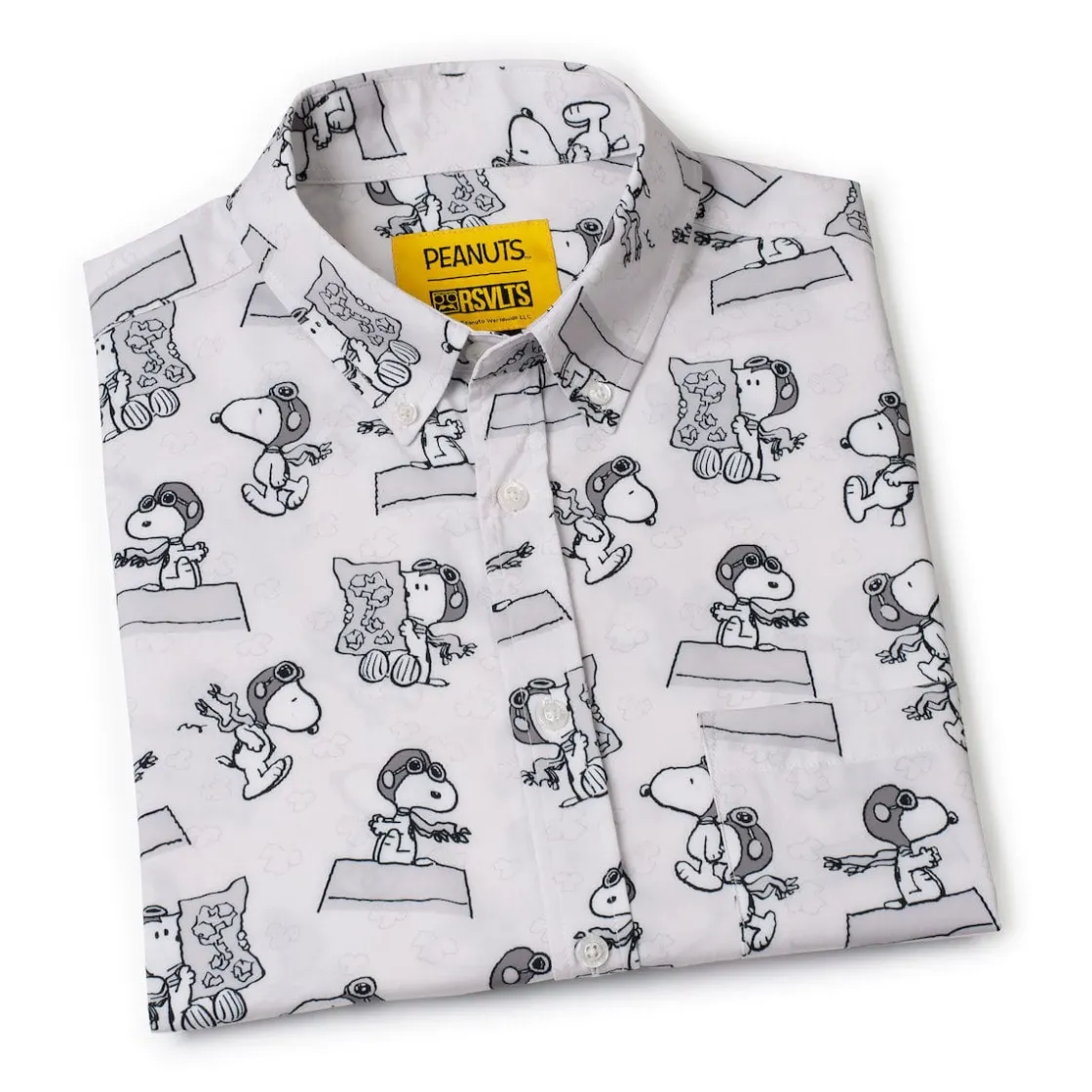 Peanuts|Short Sleeves|Peanuts "The Flying Ace" – KUNUFLEX Short Sleeve Shirt