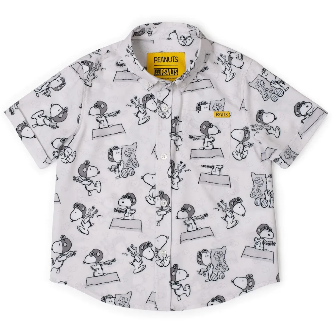 Peanuts|Preschool (2t-5t)|Peanuts "The Flying Ace" – Preschooler KUNUFLEX Short Sleeve Shirt