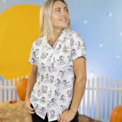 Peanuts|Peanuts "The Flying Ace" – Women's KUNUFLEX Short Sleeve Shirt