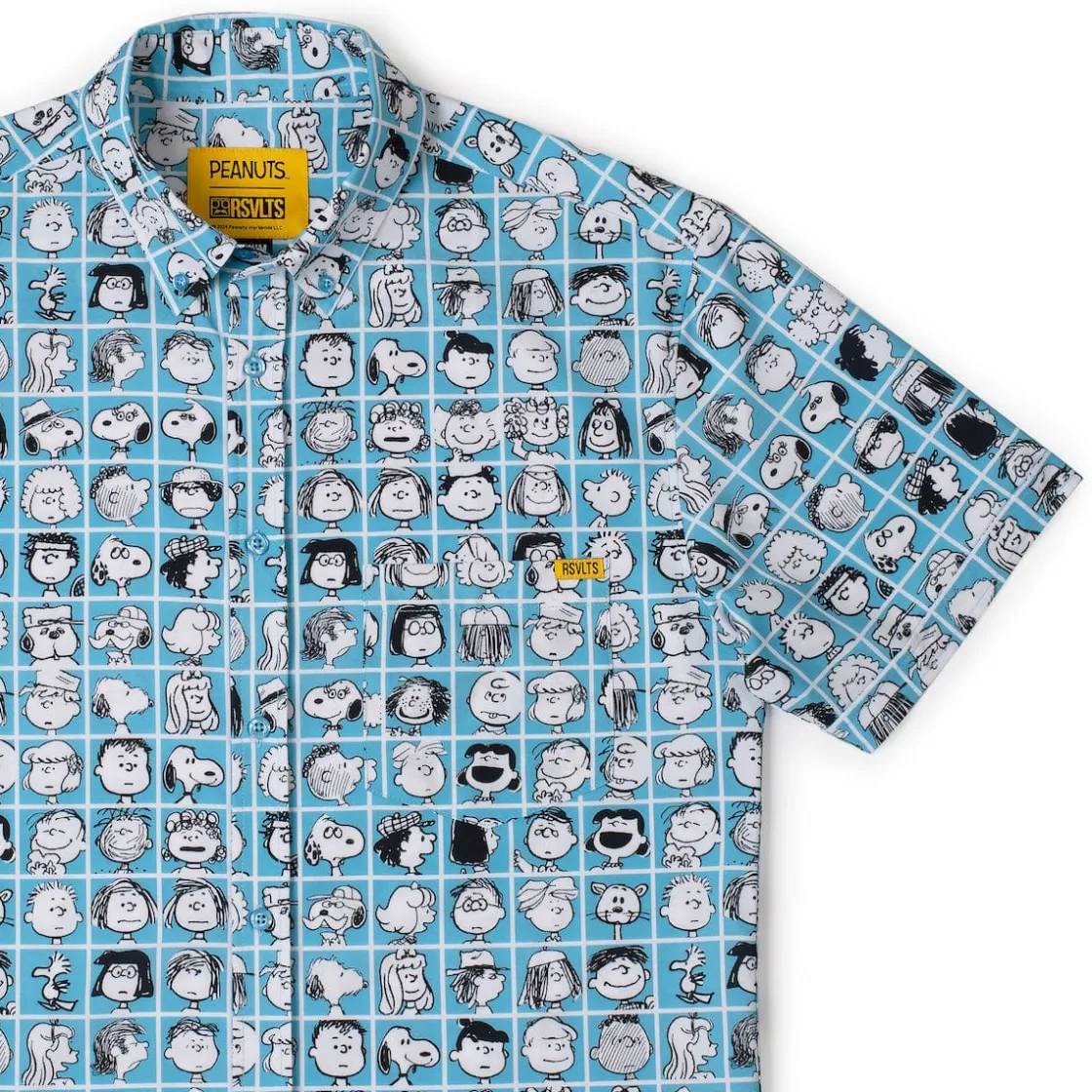 Peanuts|Short Sleeves|Peanuts "The Peanut Gallery" – KUNUFLEX Short Sleeve Shirt