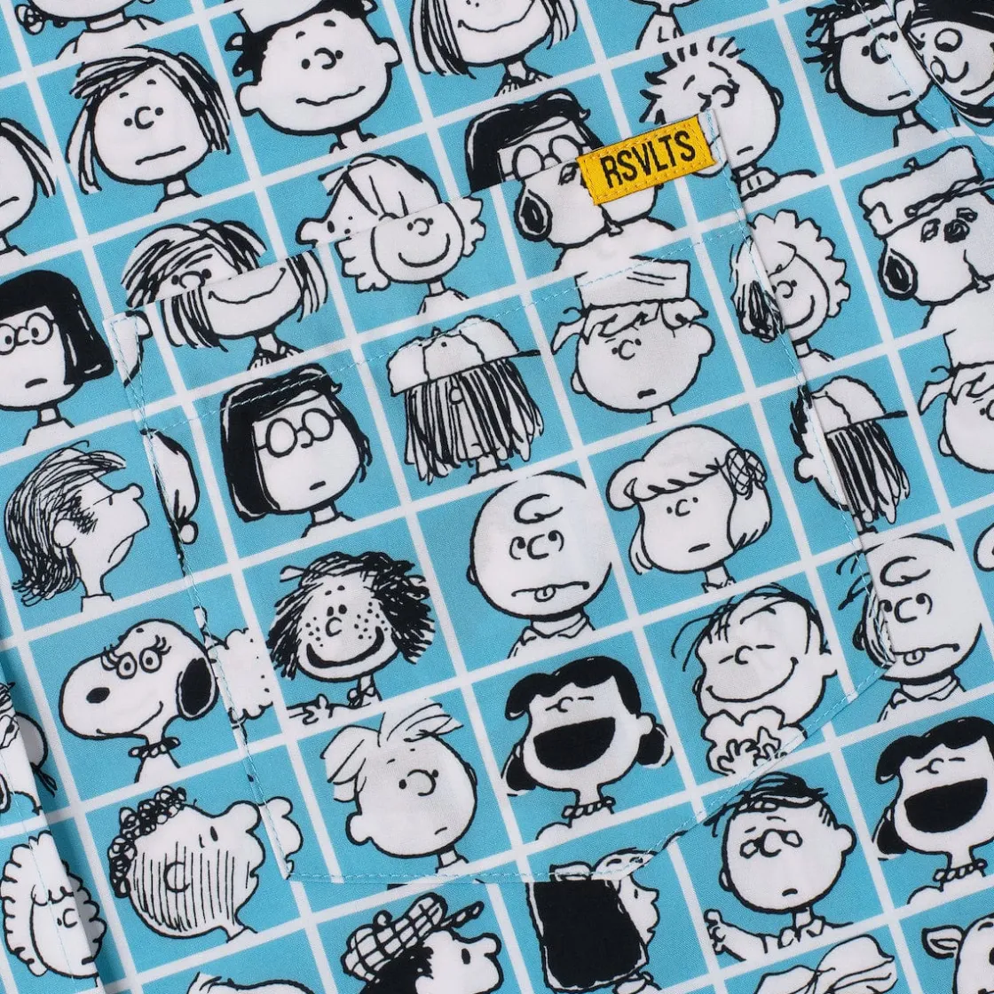 Peanuts|Short Sleeves|Peanuts "The Peanut Gallery" – KUNUFLEX Short Sleeve Shirt