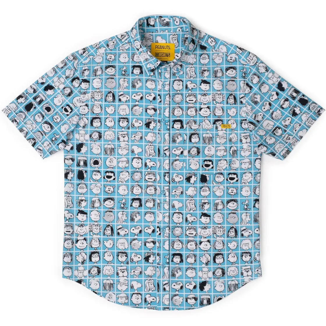 Peanuts|Short Sleeves|Peanuts "The Peanut Gallery" – KUNUFLEX Short Sleeve Shirt