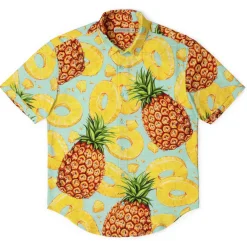 Short Sleeve Shirts|Bamboo|RSVLTS Pineapple Express – Bamboo Short Sleeve Shirt