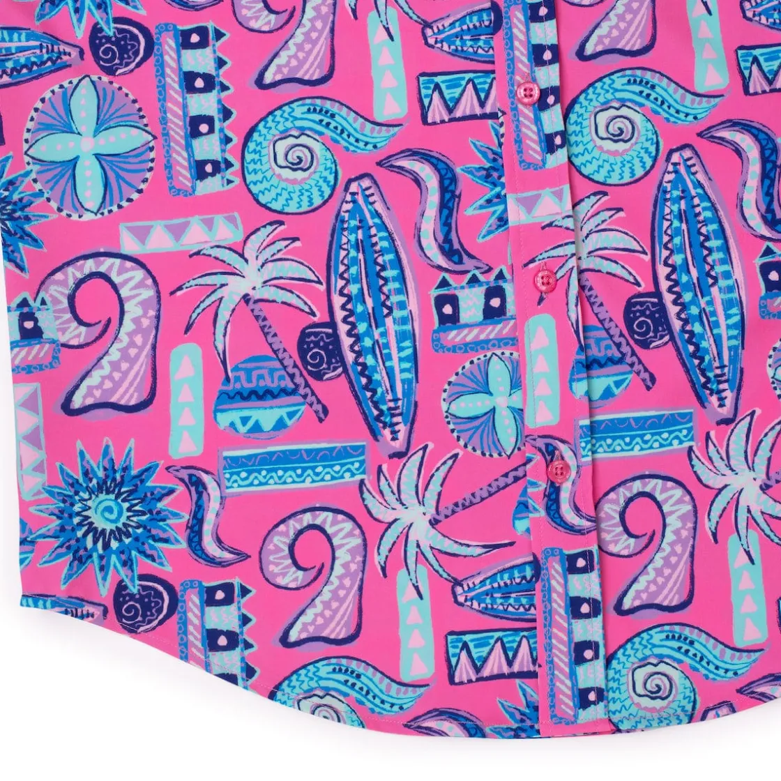 Short Sleeve Shirts|Matching Sets|RSVLTS Pink Sand Beach – KUNUFLEX Short Sleeve Shirt