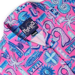 Short Sleeve Shirts|Rsvlts|RSVLTS Pink Sand Beach – Women's KUNUFLEX Short Sleeve Shirt