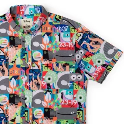 Paging Mr. Morrow|Disney & Pixar|Disney and Pixar Pixar "Far Out Mashup" – KUNUFLEX Short Sleeve Shirt