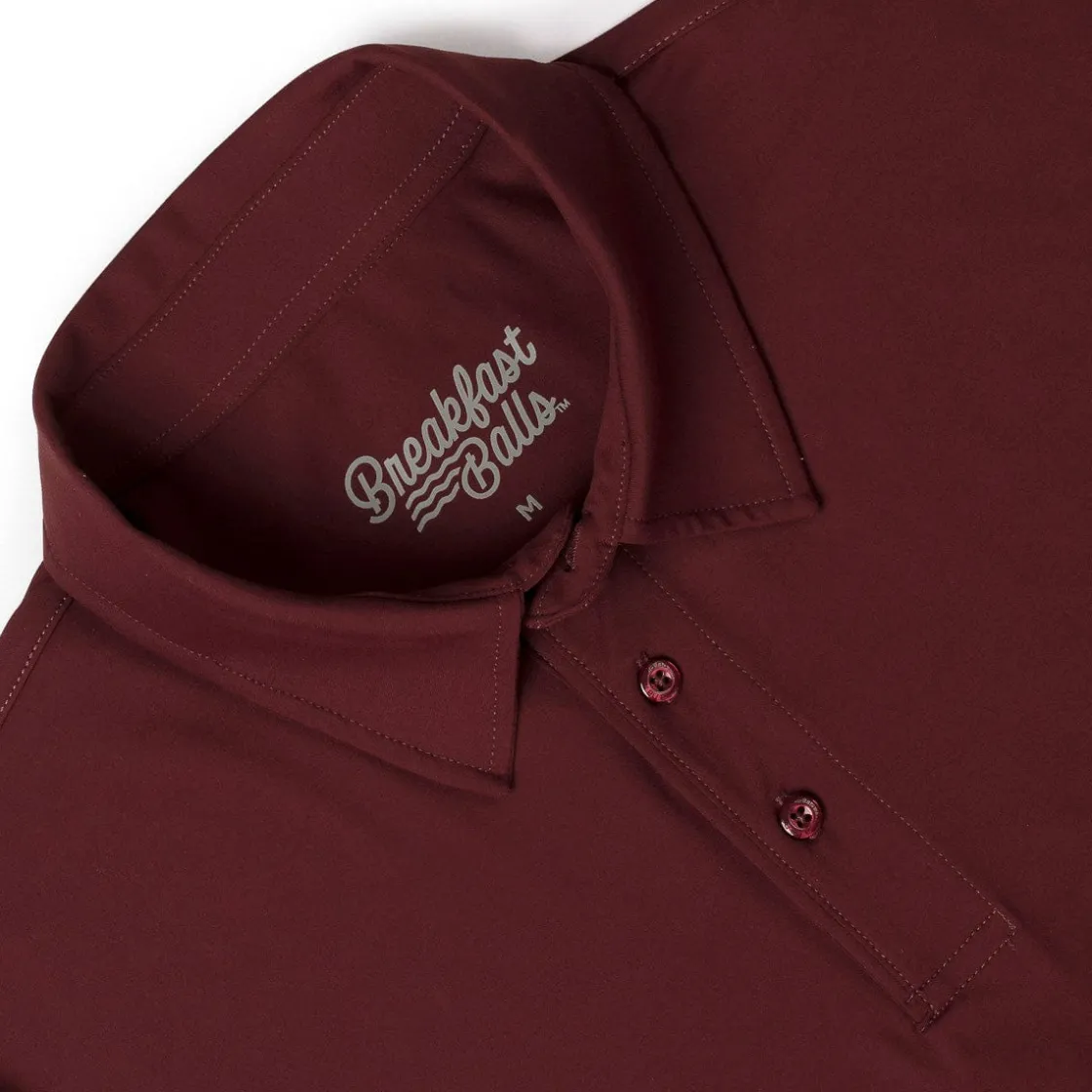 Polos|Basics|Breakfast Balls Port – Commuter Short Sleeve Polo