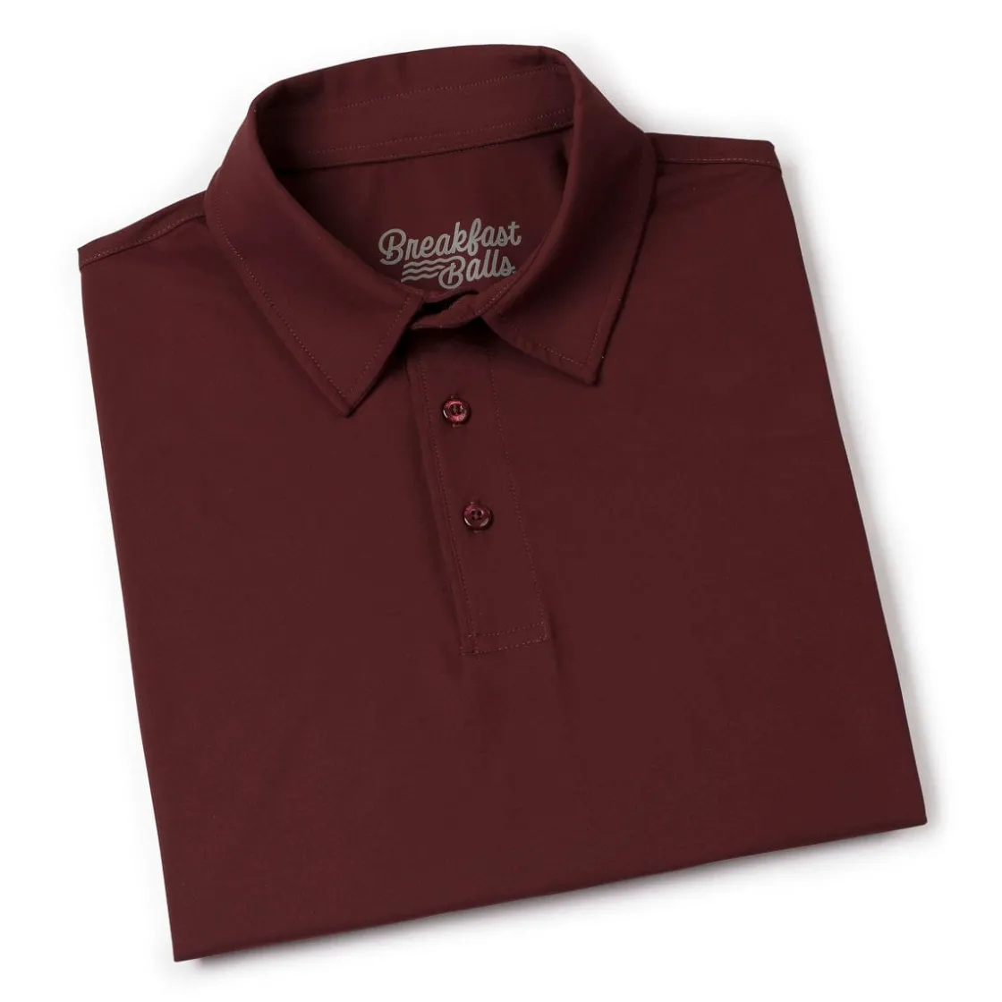 Polos|Basics|Breakfast Balls Port – Commuter Short Sleeve Polo
